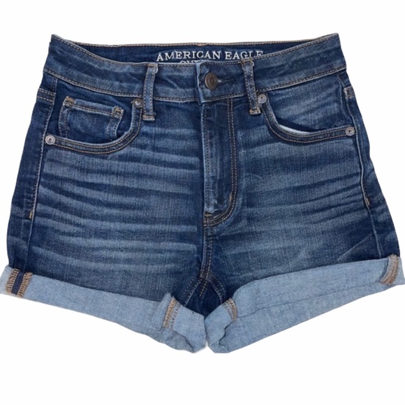 American Eagle Outfitters Pants - American Eagle Outfitter Super Hi-Rise Shortie